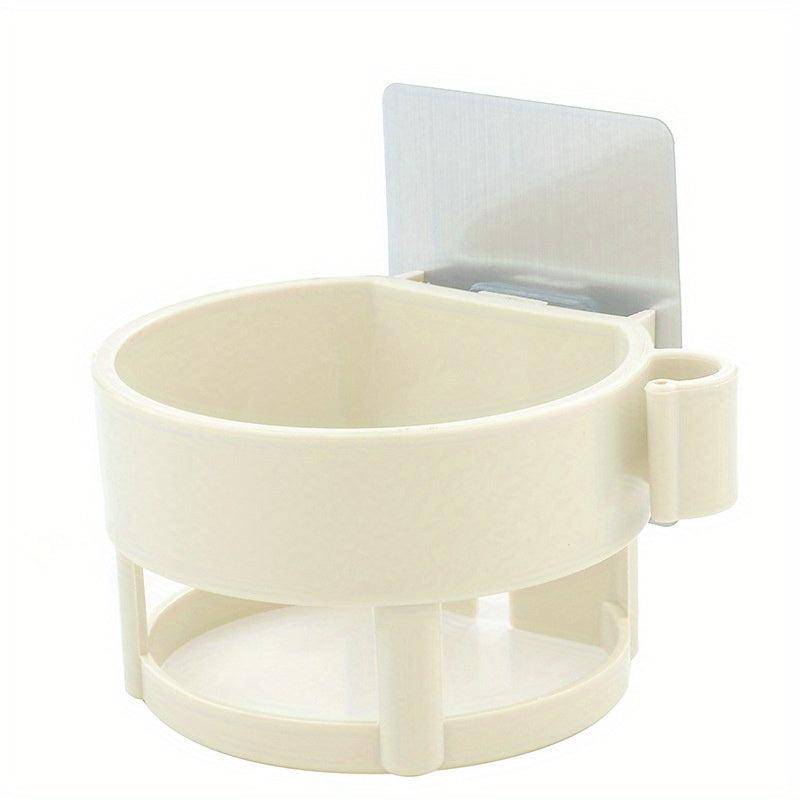 Hair Dryer Holder Wall Mounted Storage Rack Bathroom Organizer