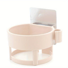 Hair Dryer Holder Wall Mounted Storage Rack Bathroom Organizer