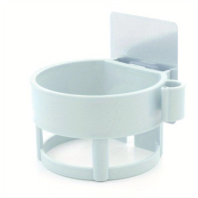 Hair Dryer Holder Wall Mounted Storage Rack Bathroom Organizer