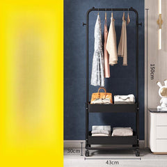 Nordic Floor Coat Rack Clothes Hat Drying Storage Rack