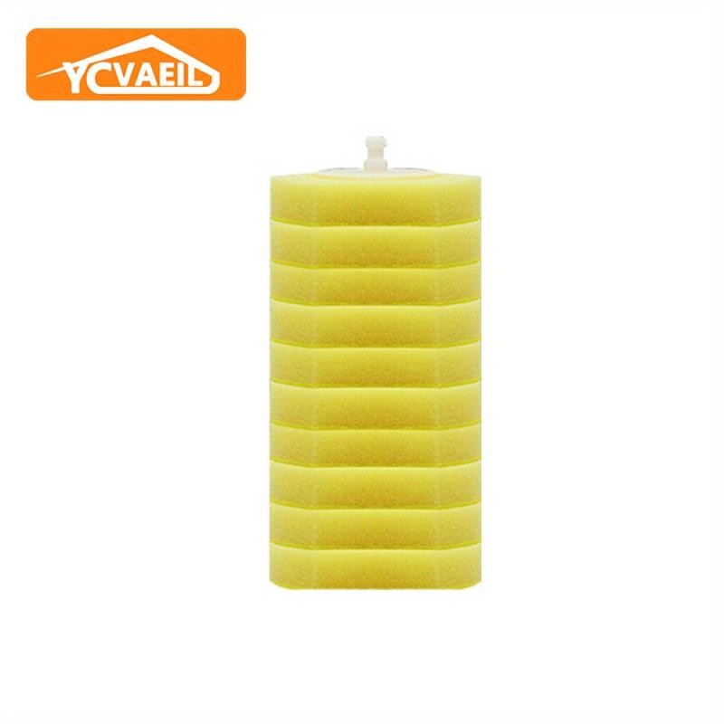 10pcs Disposable Toilet Brush Replacement Set Bathroom Cleaning Brush