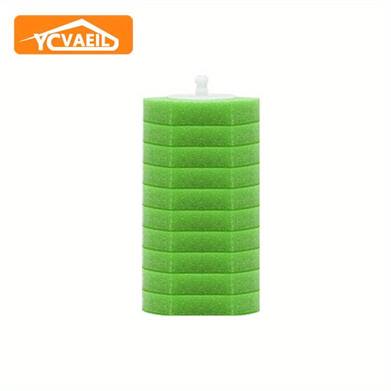 10pcs Disposable Toilet Brush Replacement Set Bathroom Cleaning Brush