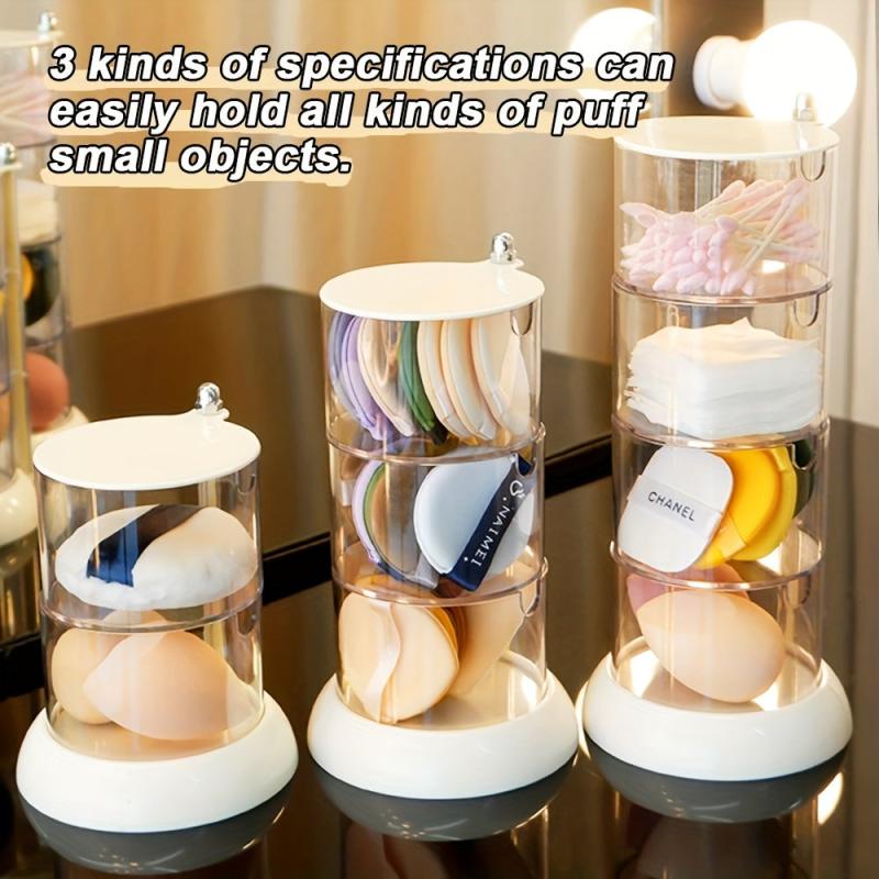 Makeup Egg Holder Rotatable Storage Rack for Beauty Eggs