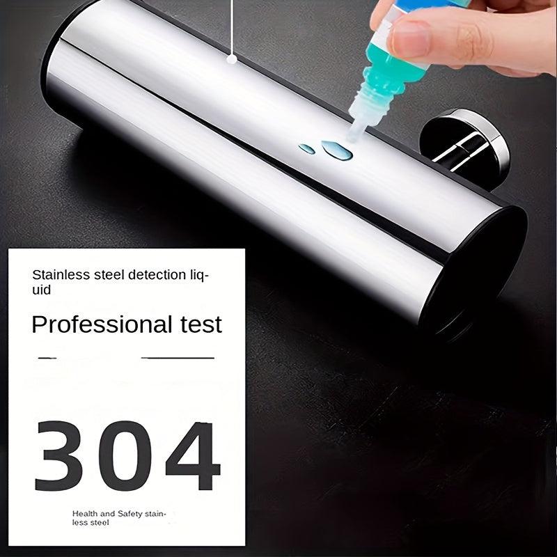 Toilet Brush Set Stainless Steel Vertical Toilet Cleaning Brush