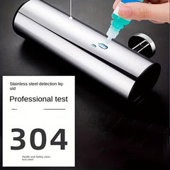 Toilet Brush Set Stainless Steel Vertical Toilet Cleaning Brush