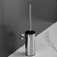 Toilet Brush Set Stainless Steel Vertical Toilet Cleaning Brush