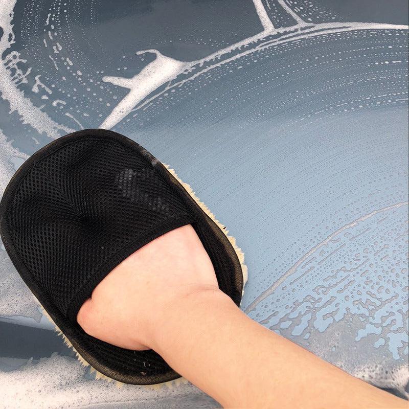 2pcs Bathroom Glass Cleaning Gloves Home Glass Cleaning Gloves
