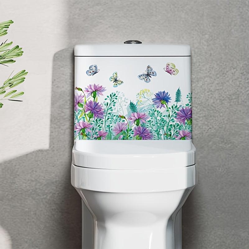 Toilet Decals Bathroom Decals Self adhesive Wall Stickers Toilet Lid Decal