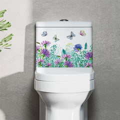 Toilet Decals Bathroom Decals Self adhesive Wall Stickers Toilet Lid Decal