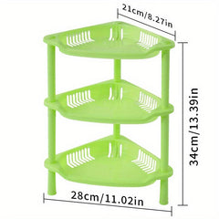 3 Tier Shower Caddy Bathroom Corner Shelf Rustproof Plastic Shower Rack