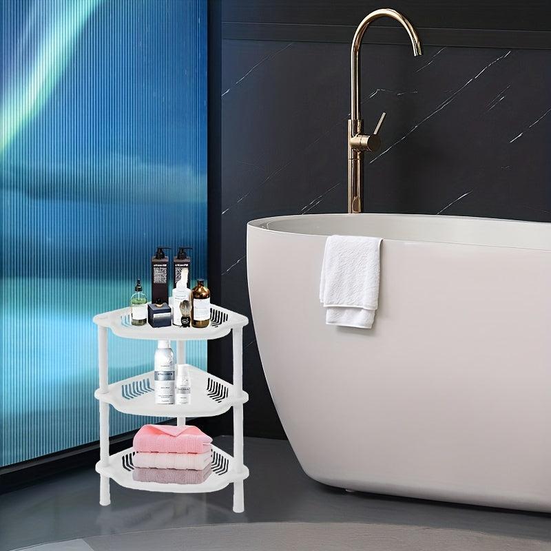 3 Tier Shower Caddy Bathroom Corner Shelf Rustproof Plastic Shower Rack