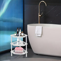 3 Tier Shower Caddy Bathroom Corner Shelf Rustproof Plastic Shower Rack