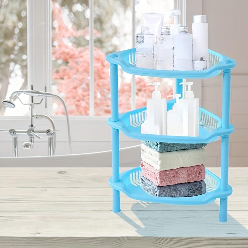3 Tier Shower Caddy Bathroom Corner Shelf Rustproof Plastic Shower Rack