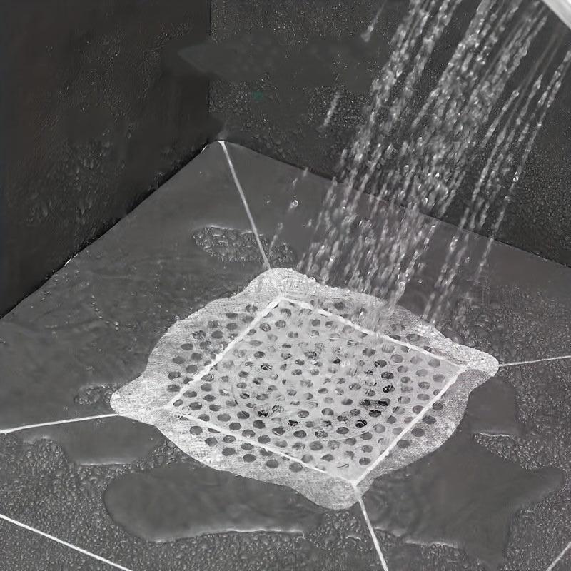 10pcs Disposable Drain Hair Catcher Stickers Sink Strainer Stopper