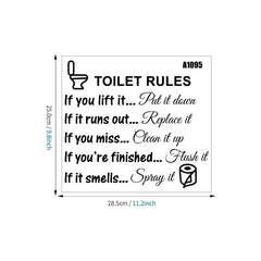 3Pcs Toilet Happy Face Peeping Stickers Bathroom Decoration