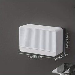 Wall Mounted Soap Box Bathroom Shelf Unpunched Soap Rack Bar Soap Holder