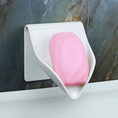Plastic Self Draining Soap Dish Holder with Drain Bathroom Accessories