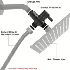 3 Way Shower Arm Diverter Valve for Rain Shower Head