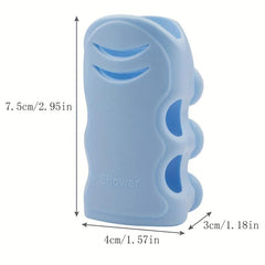 1pc Bathroom Shower Holder Suction Cup Shower Shelf Wall Mount Hanger