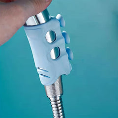 1pc Bathroom Shower Holder Suction Cup Shower Shelf Wall Mount Hanger