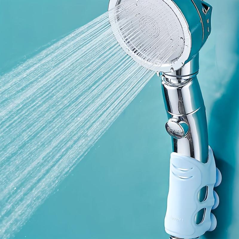 1pc Bathroom Shower Holder Suction Cup Shower Shelf Wall Mount Hanger