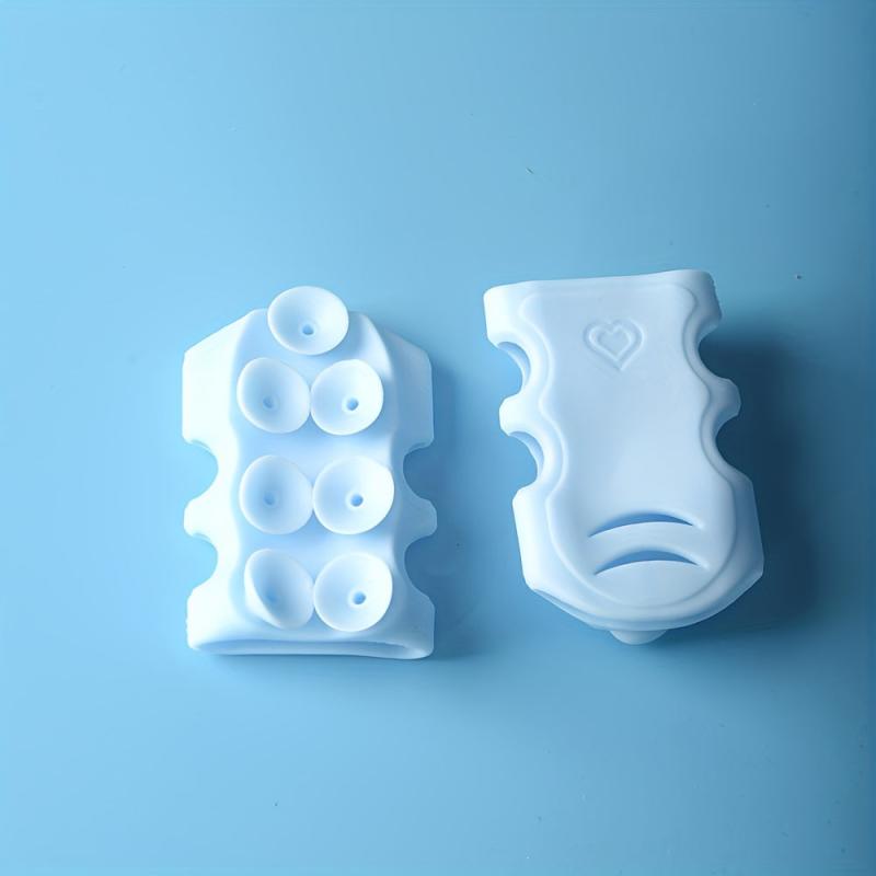 1pc Bathroom Shower Holder Suction Cup Shower Shelf Wall Mount Hanger