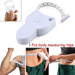 Body Measuring Ruler Plastic Fitness Waist Arm Sewing Tape Measure