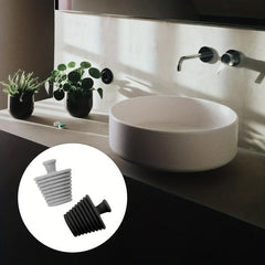 2pcs Silicone Tub Stopper Drain Plug For Bathroom Sink