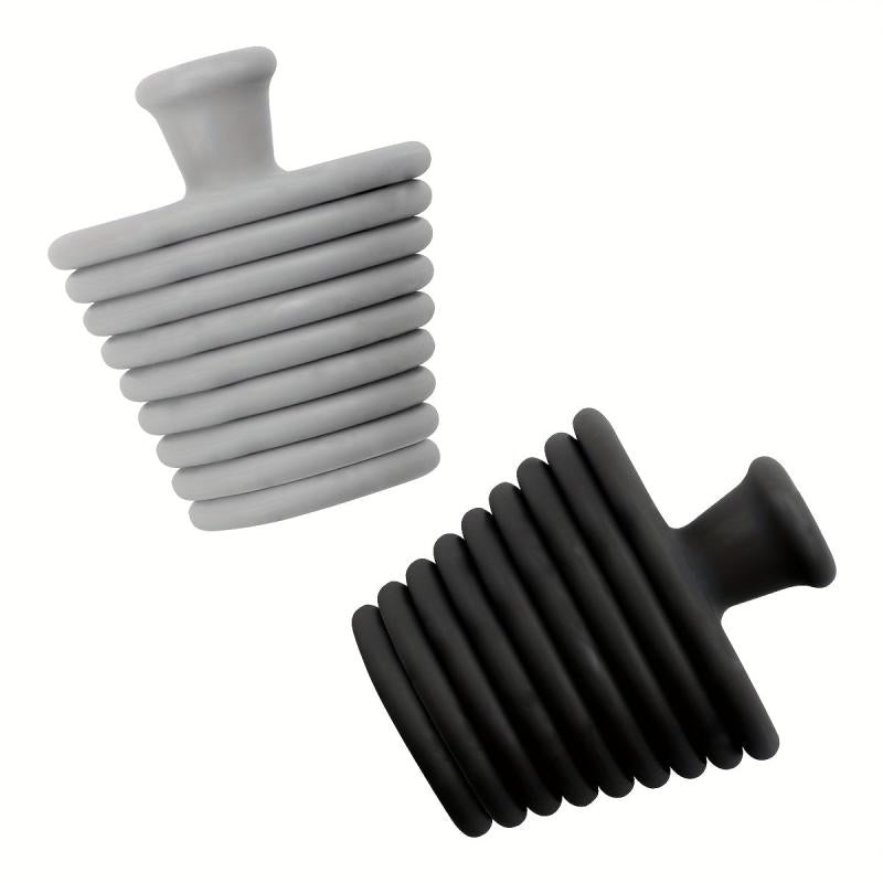 2pcs Silicone Tub Stopper Drain Plug For Bathroom Sink