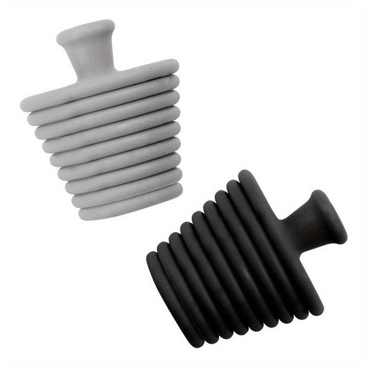 2pcs Silicone Tub Stopper Drain Plug For Bathroom Sink