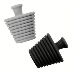 2pcs Silicone Tub Stopper Drain Plug For Bathroom Sink