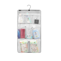Quick Dry Shower Organizer with Rotating Hanger - Bathroom Toiletry Storage