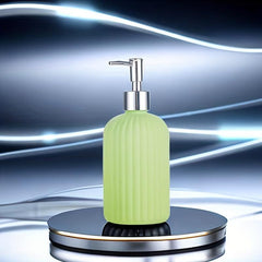 Colorful Glass Soap Dispenser with Pump - Refillable Lotion Bottle