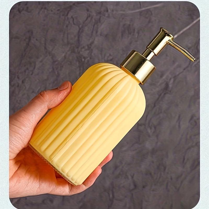 Colorful Glass Soap Dispenser with Pump - Refillable Lotion Bottle