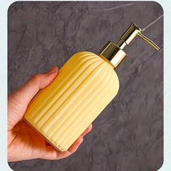 Colorful Glass Soap Dispenser with Pump - Refillable Lotion Bottle