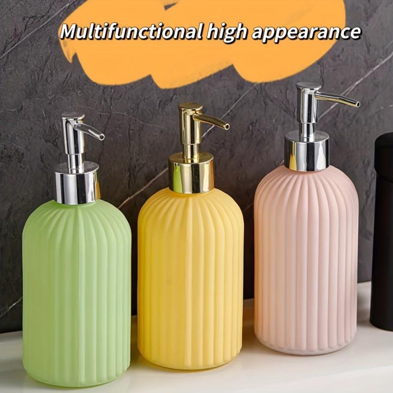 Colorful Glass Soap Dispenser with Pump - Refillable Lotion Bottle
