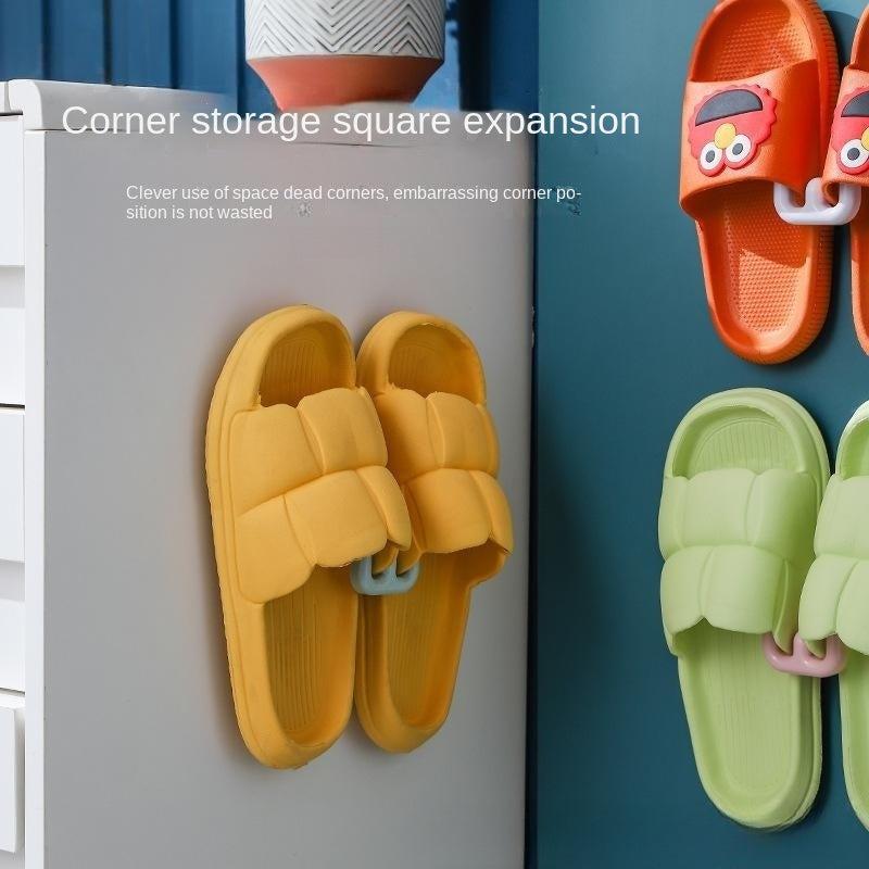 Plastic Slipper Rack for Bathroom Storage
