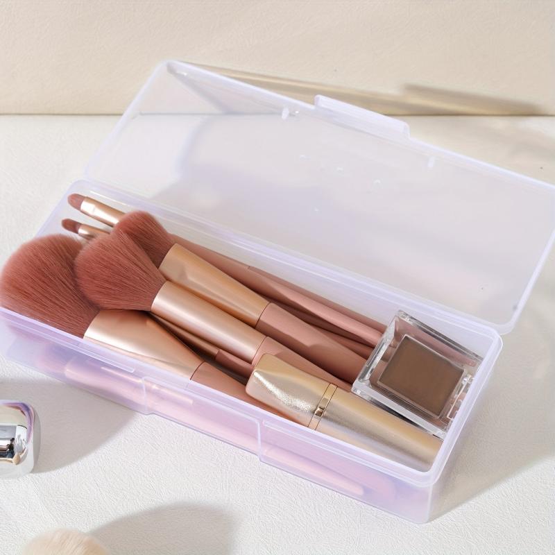 Clear Makeup Brush Holder Organizer Eyeliners Display Case