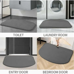 Absorbent Non Slip Bath Rug Quick Drying Shower Carpet Home Bathroom