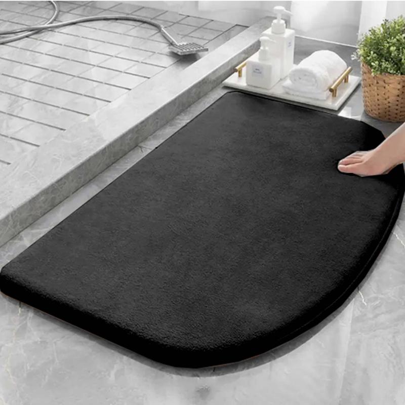 Absorbent Non Slip Bath Rug Quick Drying Shower Carpet Home Bathroom