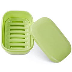 Leakproof Soap Container for Travel Gym Bathroom Perforated Soap Dish