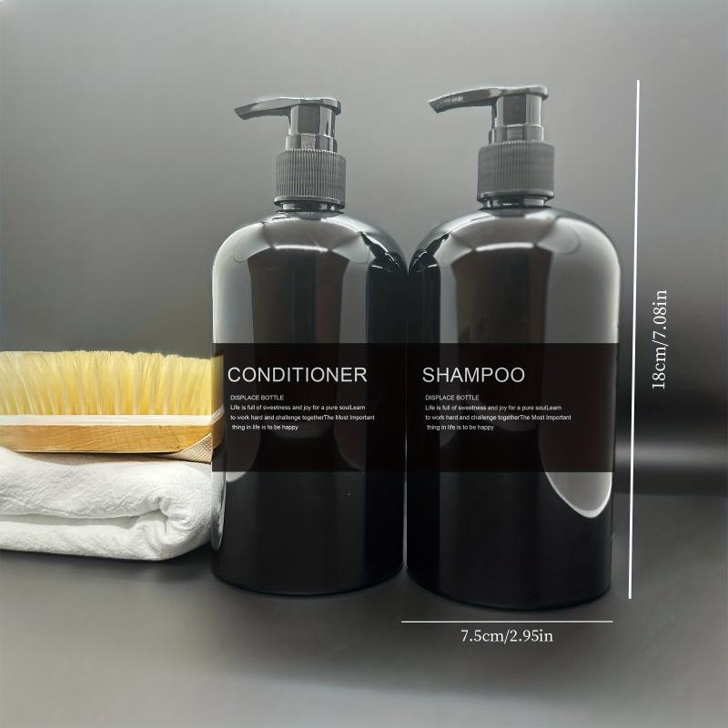 2pcs Refillable Soap Dispenser with Pump 500ml