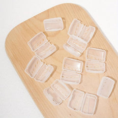 15pcs Clear Toothbrush Head Protective Cover Portable Plastic Case