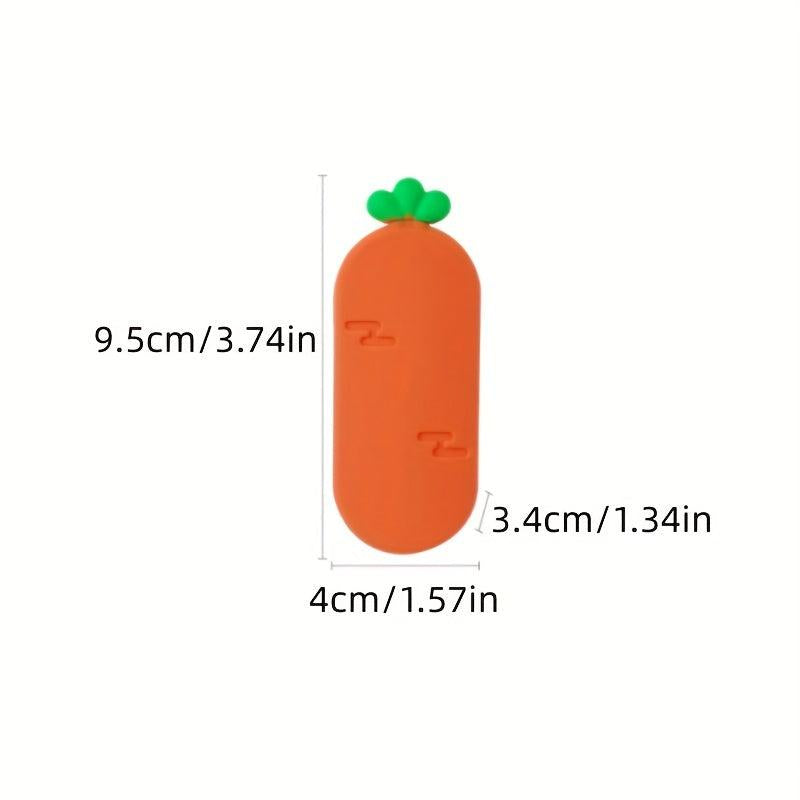 Carrot Shower Head Rack Suction Cup Holder Bathroom Fixer