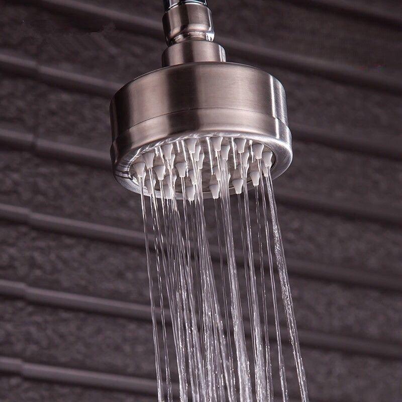 Stainless Steel Pressurized Shower Head - Lotus Puffy