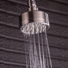 Stainless Steel Pressurized Shower Head - Lotus Puffy