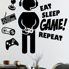 1pc Wall Stickers Game Scenes with Transfer Film