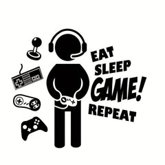 1pc Wall Stickers Game Scenes with Transfer Film