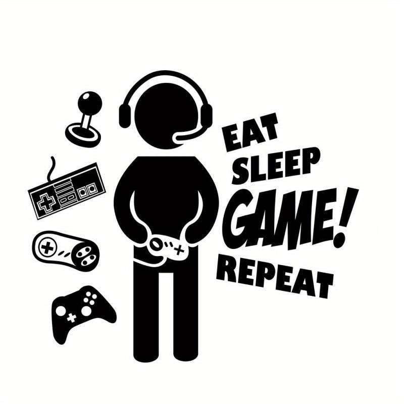 1pc Wall Stickers Game Scenes with Transfer Film