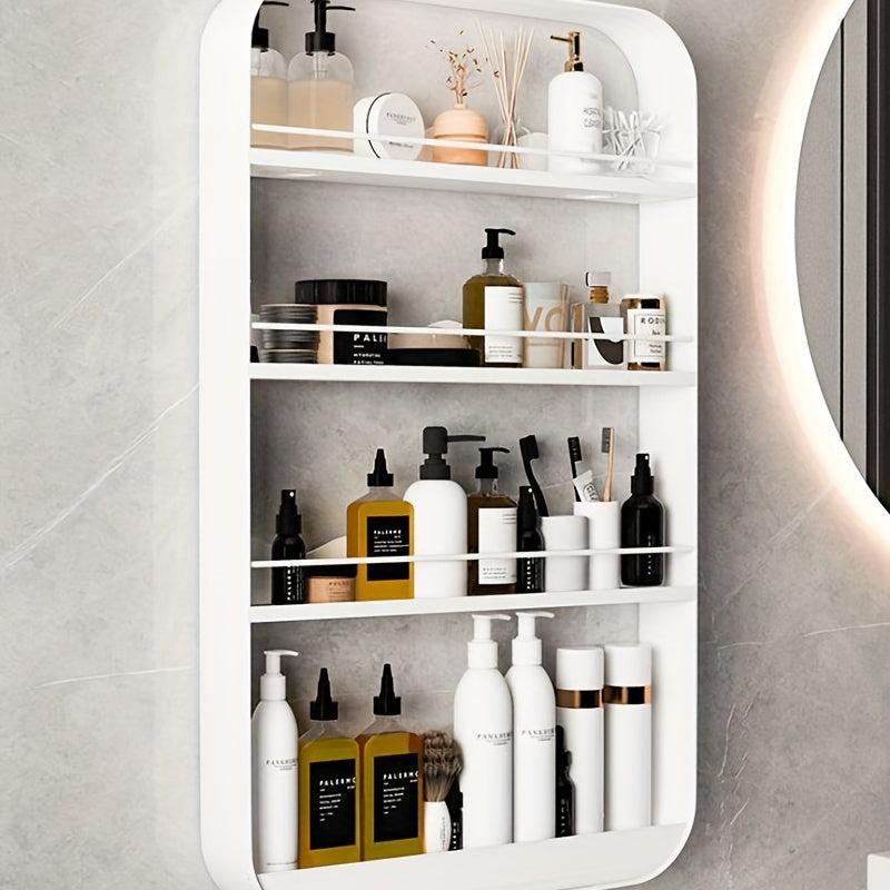 Toilet Wall Rack Bathroom Cosmetics Wall Mounted Storage